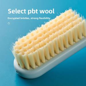 Cepillo multifuncional de silicona para limpieza de zapatos Homelong, cerdas colgantes y suaves para limpieza de zapatos - Product Image 3