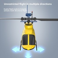 Hélicoptère télécommandé 4 canaux, modèle de voltige panoramique, avion électrique RC, jouet avec hélice et aileron