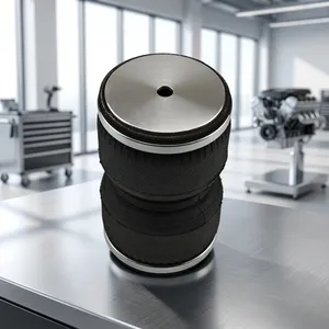 Amortiguador Neumático DL120190A2 Compatible con <span class=keywords><strong>JOM</strong></span> Coilover (Paso de Rosca M54*1.5-52 M12), Bolsa de Aire de Doble Convolución 1/8 NPT, Suspensión Neumática Delantera y Trasera - Product Image 4