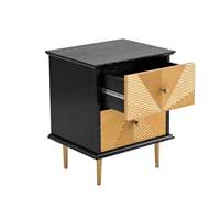 Table de chevet pliable élégante avec finition en bois de qualité supérieure, design moderne, rangement spacieux pour chambre à coucher et usage hospitalier