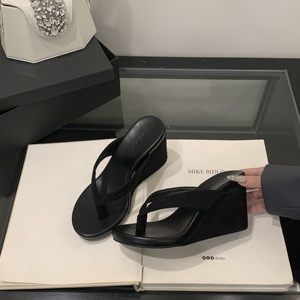 Sandales décontractées à talon compensé et bout rond pour femme 2025 – Tendance mode - Product Image 5