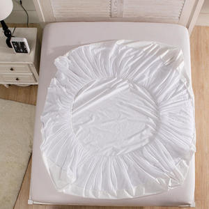 Mattress Protector Waterproof <strong>Cot</strong> Sheet Terry Cloth Wholesale 100% Cotton Simple Solid Knitted Grade a <strong>Baby</strong> <strong>Quilts</strong> &amp; Bed Covers - Product Image 5