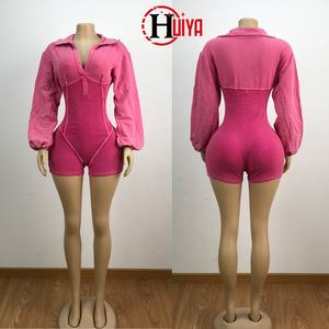 <span class=keywords><strong>Tuta</strong></span> con Logo personalizzato da <span class=keywords><strong>donna</strong></span> Vintage manica lunga profondo scollo a V lavato tutine da <span class=keywords><strong>donna</strong></span> Body Suit da <span class=keywords><strong>donna</strong></span> tute da <span class=keywords><strong>donna</strong></span> tute da <span class=keywords><strong>donna</strong></span> - Product Image 3