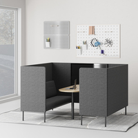 Meubles modulaires multifonctionnels Sièges de cabine Acoustic Office Sofa Pod Office Waiting Sofa Set