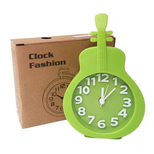 Creative Guitar and Bicycle Shaped <strong>Alarm</strong> <strong>Clock</strong> Kids Table <strong>Clock</strong> - Product Image 4