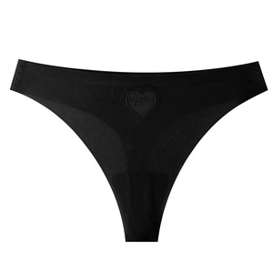 <span class=keywords><strong>Slip</strong></span> Donna Senza Cuciture con Logo Personalizzato, Asciugatura Rapida, in Seta Ghiaccio, Senza Tracce, Taglio Alto, <span class=keywords><strong>Brasiliana</strong></span> Attraente, Intimo Femminile - Product Image 4