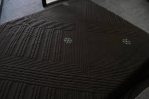 Tessuto per Rivestimento Materasso Rinfrescante Nero 400gsm 300gsm per Protezione Materasso - Product Image 2