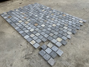 Cubo de adoquín dividido azul gris nativo al por mayor, adoquines de jardín exterior, patios, pasarelas, adoquines - Product Image 3