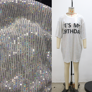 เสื้อยืดเลื่อมขนาดใหญ่สำหรับเป็นของขวัญวันเกิดของผู้หญิง2024 Ho ผู้ผลิตโลโก้ที่กำหนดเองสำหรับวันเกิด - Product Image 5