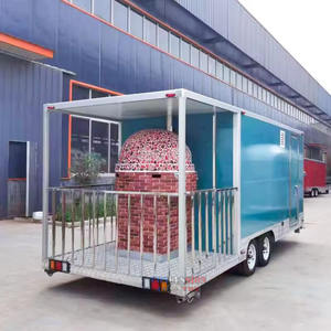Grande Vente Remorque Alimentaire avec Four à Pizza, Remorque de Restauration Mobile Cuisine Entièrement Équipée, Chariot à Burgers et Jus, Remorque à Pizza - Product Image 4