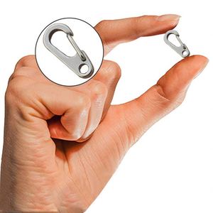 32*14mm kim loại mùa xuân <span class=keywords><strong>Keychain</strong></span> kích thước nhỏ Pet tag Keyring leo cắm trại Dog Tag nhanh chóng clip cho chó và mèo Puppy ID cổ áo móc - Product Image 4