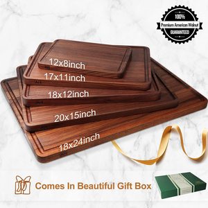 <strong>Mat</strong> Black Walnut Chopping <strong>Board</strong> Pizza Cutting <strong>Board</strong> - Product Image 2