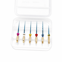 Alat Terapi Saluran Akar Rotary Kelas II JinJiang Blue Heat Activation Niti Super Dental Endo Files SX/S1/S2/F1/F2/F3
