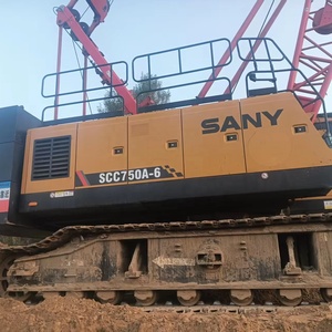 Grue sur chenilles à haute capacité de levage 75T SANY SCC750A-6 avec moteur et pompe, fournisseur d'origine Chine 0086 18117060100 - Product Image 1
