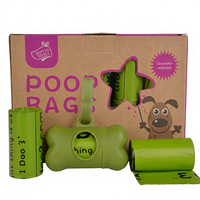 Fabricant OEM ODM de sacs à déjections pour chats personnalisés, sacs à déchets en plastique réutilisables, biodégradables et compostables, porte-sacs pour marques de vente au détail d'articles pour animaux de compagnie
