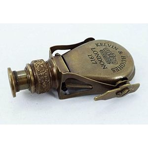 PARIJAT artesanías nuevo antiguo Londres 1917 espía vidrio latón bolsillo plegable al aire libre telescopio coleccionables regalo - Product Image 5