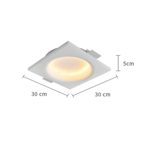 Настенный светильник Moon 10W 20W LED, гипсовый, круглый, встраиваемый, для декоративного освещения гостиной и спальни - Product Image 6