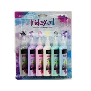 Kit 3D con Pegamento Resistente al Agua, <span class=keywords><strong>Pintura</strong></span> Mate Iridiscente para <span class=keywords><strong>Textil</strong></span>, Tela Hinchada, Acrílico para <span class=keywords><strong>Pintura</strong></span> de Vidrio y Papel - Product Image 2