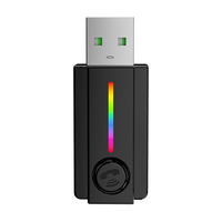 Transmisor Inalámbrico Fmear BT 5.3 de Plástico, Plug-and-Play para Teléfonos Móviles, Computadoras, Televisores, Convierte Dispositivos y Altavoces al Instante