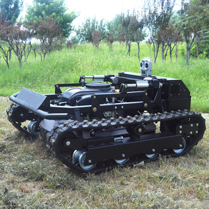 New Design 4-Stroke Automatic <b>Remote</b> <b>Controlled</b> Cordless Petrol Powered Lawn <b>Mower</b> Off Road 608-80A High Torque Provides Po - Product Image 4