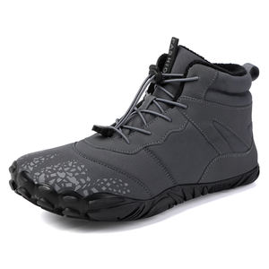 Scarpe da Lavoro da Uomo Resistenti alle Forature per Escursionismo e Trekking, Sneakers Alte con Lacci in Pelle PU - Product Image 2