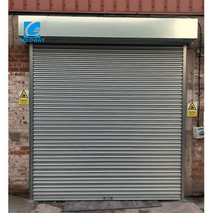 <span class=keywords><strong>Porte</strong></span> à enroulement électrique silencieuse, anti-effraction, haute vitesse, en alliage d'aluminium, télécommandée, ignifuge - Product Image 3