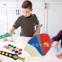 Ornement épée de pirate en buis, fait main pour enfants, fournitures de fête, patchwork graffiti DIY, fabriqué en Chine