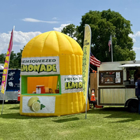 Stand de limonade portable commercial, stand de limonade gonflable, stand de limonade gonflable pour la publicité