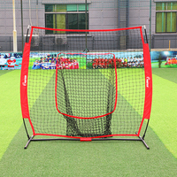 Filet de pratique de baseball robuste | Filet de frappe portable avec cadre pour l'entraînement de lancer Fielding Catching