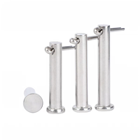 Goupille à fourche résistante à la rouille avec goupille fendue en acier inoxydable 304 pour le couplage de remorque et la fixation de l'attelage de remorquage