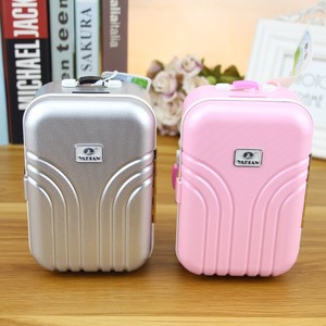 Yu Mo Travel <b>Suitcase</b> Piggy Bank Rectangle Cute Childrens Trolley Money Box Gift Desktop Ornament - Product Image 2