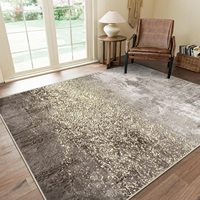 Printed Machine Made Camping Travel Rug Non Slip Backing Machine Washable Quick Dry PET Friendly Outdoor Carpet Mat