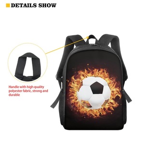 Venta al por mayor ABI 600D Tela Hombro Mochila Fútbol Logo Impreso Primaria/Secundaria Niños Dibujos Animados Día Uso CE EN71 - Product Image 4