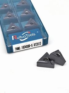 高切削率 TNMG160408R-S RT3513 硬质合金车削刀片，用于钢和不锈钢的数控车床刀具 - Product Image 1