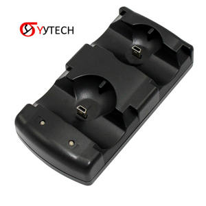 Station de charge pour manette de jeu SYYTECH pour <span class=keywords><strong>PlayStation</strong></span> <span class=keywords><strong>3</strong></span> PS3 PS <span class=keywords><strong>Move</strong></span>, support de charge double, accessoires - Product Image 1