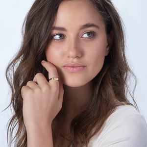 Nouvelle conception, bague de nom <span class=keywords><strong>Luna</strong></span> en argent sterling 925 plaqué or 18 carats - Product Image 5