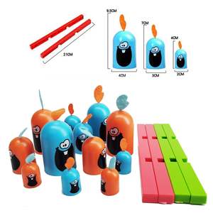 Tic Tac Toe manger petit loup jeu de société Parent-enfant jouets éducatifs interactifs enfants cadeau de noël Tic Tac Toe - Product Image 1