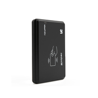 Émulateur de clavier compatible Android, lecteur RFID NFC 13,56 MHz, carte intelligente sans fil ABS, protocole ISO 14443A, distance de lecture de 2 à 5 cm