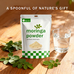 مسحوق أوراق المورينجا العضوي من هيلثايف، تصنيع حسب الطلب - Product Image 2
