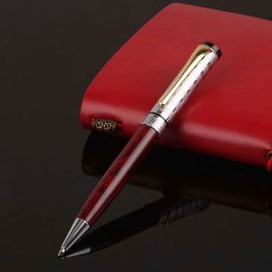 Hot-Selling 1.0mm Black Metal Ballpoint <b>Pen</b> for Business Signatures Unique Patterns with Custom Logo for Office Use or Gifts - Product Image 3
