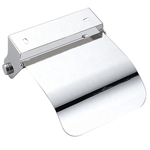 Portarotolo di <span class=keywords><strong>Carta</strong></span> <span class=keywords><strong>Igienica</strong></span> in Acciaio Inox dal Design Semplice, Montaggio a Parete con Mensola - Product Image 6