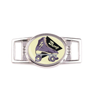 Gravure Logo Métal Impression Logo Lacets Serrure Sneaker Lacet Tag Charme Décorations Accessoires Charme