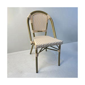 Chaise en rotin <span class=keywords><strong>de</strong></span> bistro <span class=keywords><strong>de</strong></span> café bar <span class=keywords><strong>de</strong></span> <span class=keywords><strong>Paris</strong></span> <span class=keywords><strong>de</strong></span> jardin extérieur <span class=keywords><strong>de</strong></span> style français commercial - Product Image 3