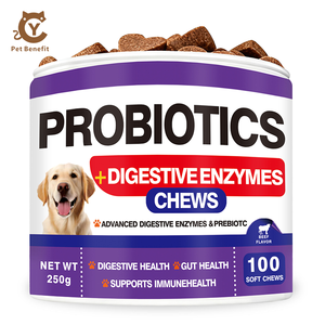 Suplemento Intestinal Probiótico para Mascotas OEM/ODM, Masticables Blandos para el Apoyo Digestivo, Prebióticos, <span class=keywords><strong>Enzimas</strong></span> <span class=keywords><strong>Digestivas</strong></span>, Promueve la Salud Intestinal - Product Image 1