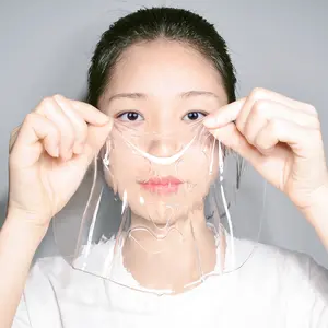 Transparent Face Mask Skin Care Moisturizing Crystal Hyaluronic Collagen Facial Sheet Mask Mascarillas Faciales