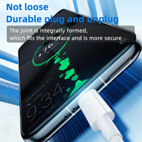 Câble de données USB vers Type-C de 2 m, charge rapide 3A, PVC/Nylon de haute qualité pour téléphone portable, ordinateur, tablette et voiture