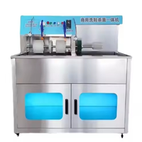 Machine semi-automatique commerciale pour le lavage, le nettoyage, le séchage, la désinfection et la stérilisation des chaussures