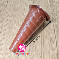 Biscuits en forme de cornet de crème glacée personnalisés, vente en gros de collations, biscuits au chocolat au lait sucré, biscuits croustillants fourrés à la confiture, gaufrettes en forme de cône