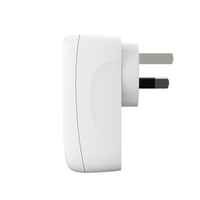 Prise intelligente Wi-Fi certifiée RCM BroadLink SP4L AU compatible Android avec variateur d'intensité et veilleuse, fonctionne avec Alexa, Google Home et IFTTT