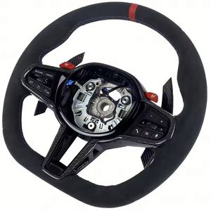 Volante Deportivo <span class=keywords><strong>M</strong></span> Sport con Calefacción y Revestimiento de Gamuza Compatible con <span class=keywords><strong>BMW</strong></span> M3 M4 M5 M6 X3 X4 X5 X6 X7 <span class=keywords><strong>X8</strong></span> G01 G12 G20 G30 G80 G82 330i M340i - Product Image 3